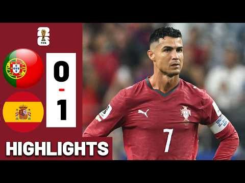 CRISTIANO RONALDO RETIRES! Portugal vs Spain 0-1 HIGHLIGHTS All Goals 2026