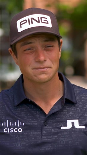 "Stay off the weed." That was an early sign that Viktor Hovland might be one of golf's best quotes, and he has backed it up. | PGA TOUR