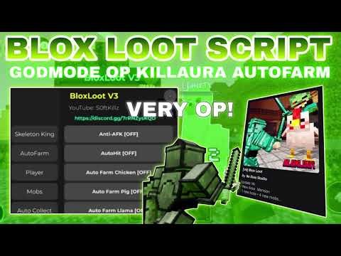 [New]🧟‍♂️Blox Loot Script Pastebin Bring All Mobs Hitbox | Autofarm All | Kill Bosses | Get All Drop