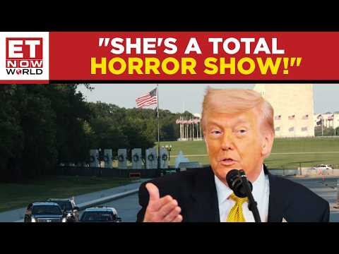 "Horror Show!" Donald Trump Rips ABC Reporter During Surprise Pool Visit | Lincoln Memorial Ride