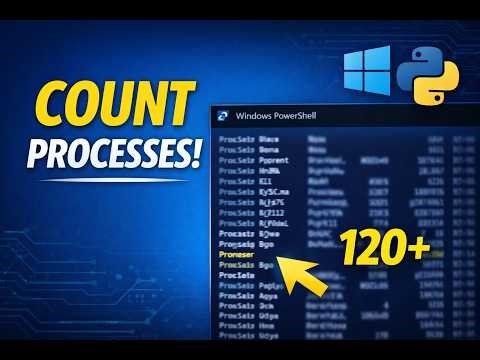 How to Count Installed Software | Processes in Windows (PowerShell Tutorial)