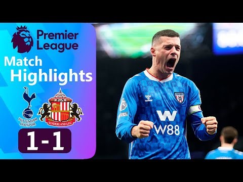 Tottenham vs Sunderland 1-1 Highlights | Premier League 2025 | sunderland tottenham