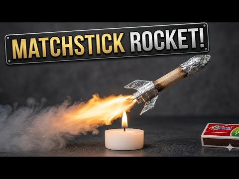 DIY Mini Rocket That Actually Flies!