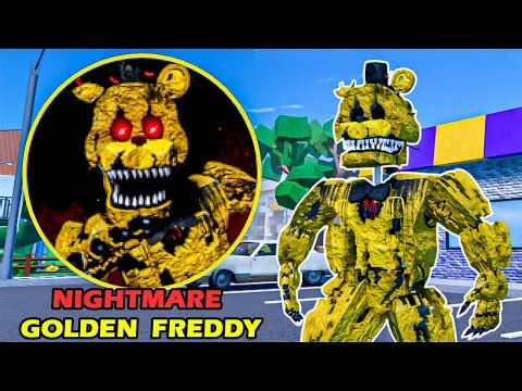 How to get NIGHTMARE GOLDEN FREDDY in FNaF 4 Multiverse RP [Roblox]