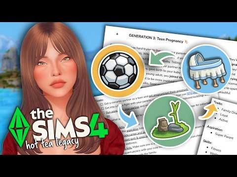 the start of a new generation💛 | Sims 4 Hot Tea Legacy | Gen 3