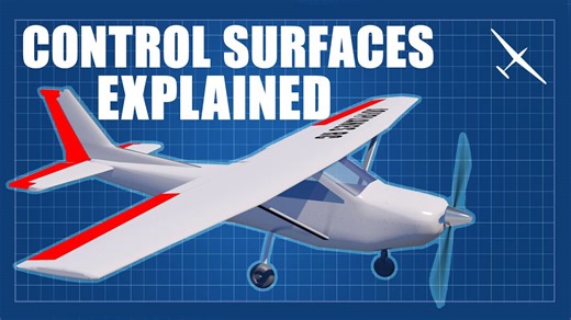Aircraft control surfaces explained | Ailerons, Flaps, Elevator, Rudder and more