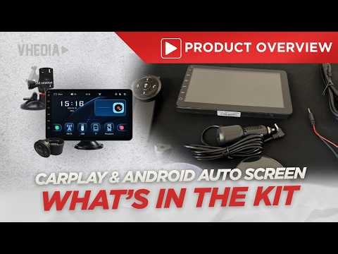 Vhedia CarPlay & Android Auto Portable Screen | Features and Overview