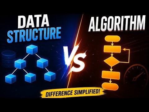 Data Structure vs Algorithm 🔥 | Difference Explained with Real Example #Algorithm #DSA