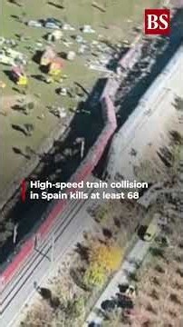 High speed train collision in Spain kills at least 68 #spain #traincrash #trainaccident
