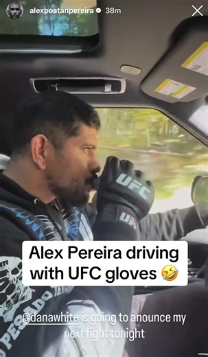 #AlexPereira is already #fight ready 😭 #ufc #mma #brasil (via @Alex