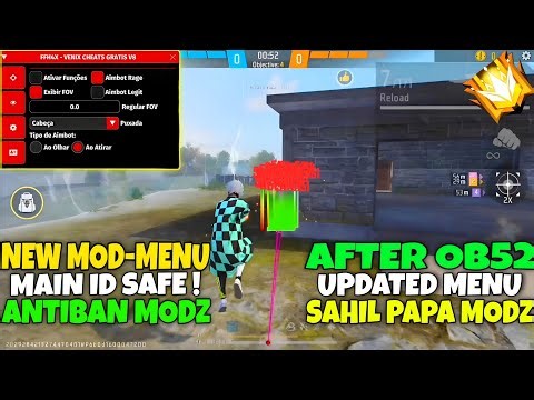AIMKILL 🤯 MOD MENU Antiban FF Panel Free Fire 🔥 Injector Ob52 Free Fire Hack FF panel Hack Mobile|