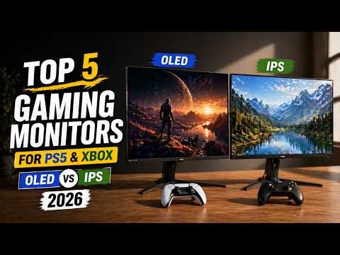 Top 5 Gaming Monitors for PS5 & Xbox in 2026 — OLED vs IPS