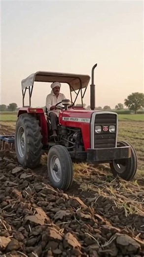 🚜 Massey Ferguson Tractor Plowing Power