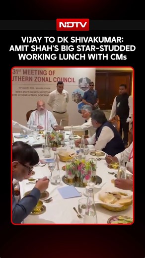 Amit Shah In Tamil Nadu | Vijay To DK Shivakumar: Amit Shah's Lunch Table Brings South CMs Together