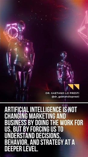 Artificial intelligence is not changing marketing and business by doing the work for us, but..