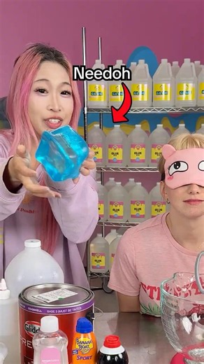 Yes or No Slime Blindfolded Challenge! Ft. Hanna