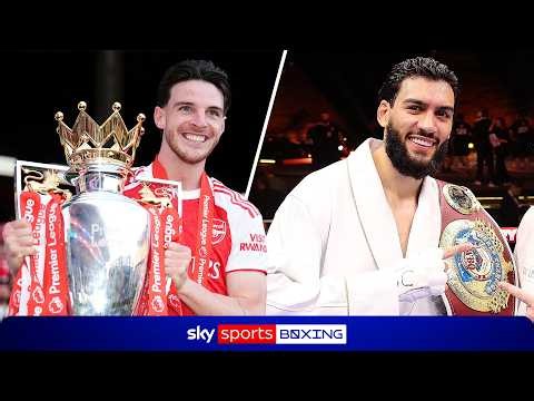 Hamzah Sheeraz reveals Declan Rice phone call 20 minutes before winning a fight! 📱