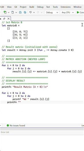 F# - Nested Loops