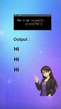 Python For Loop Tutorial for Beginners | range() Explained Clearly