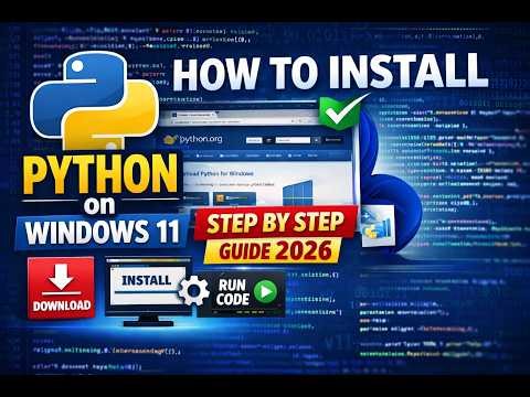 How to Install Python on Windows 11 | Step-by-Step Python Installation Guide (2026)
