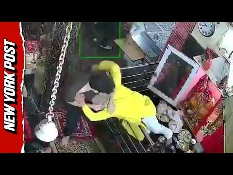 Wild Moment Priest Dragged Over Railing And Beaten Over Loud Religious Music