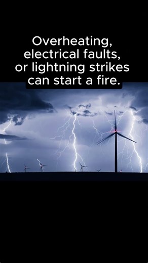 Why Wind Turbines Catch Fire #electricity #engineering #powergrid #science #safety #infrastructure