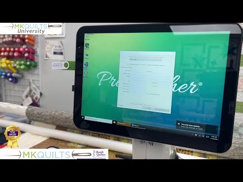 Activating Pro-Stitcher Designer on the TPC-12 Tablet on our Infinity 28 w/PS Connect-0897 (part 01)