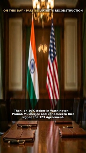 34 Years of Nuclear Isolation Ended by One Signature (10 October 2008)