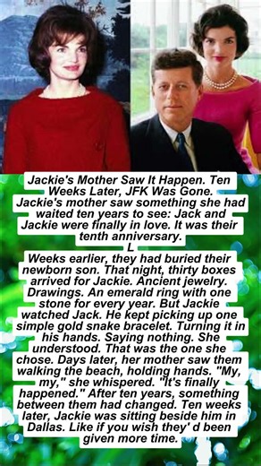 Jackie and JFK Finally Found Love… Just 10 Weeks Before Dallas 💔 | #Shorts