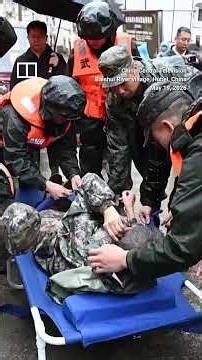Severe flooding and landslides in China leave at least 22 dead, 20 missing