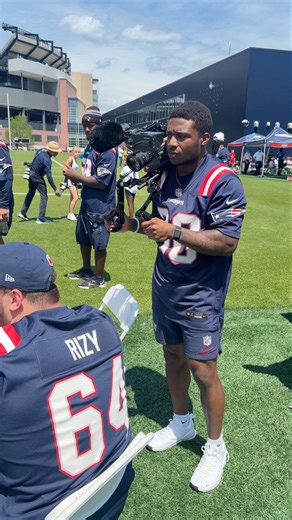 Jam Miller: Patriots RB/videographer 🎥😂 #patriots #nfl #shorts