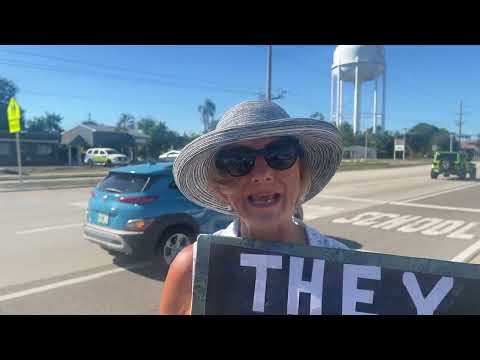 Local woman explains anti-ICE protest in Bradenton 
