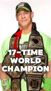 How John Cena lost all of his 17 World Titles #wwe #wrestling #shorts