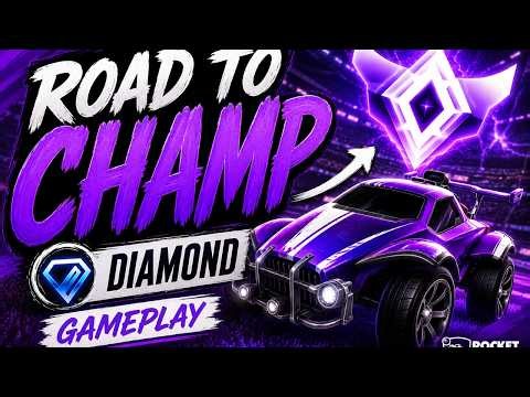 Road To Champ! Raw Rocket League Gameplay.