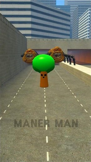 mr.tree chasing pou #pou #bou #garrysmod #mine #bomb