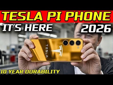 IT’S HERE! Tesla Pi Phone 2026 FREE for Seniors $199k, Starlink forever, 10-yr batt, AI anti-scam!