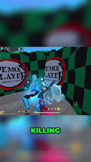 Demon Slayer Wall MONSTER KILL! Sniper Elim Behind the Scenes! #shorts