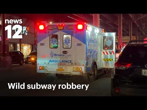 Robbery suspect calls 911 after being stabbed with his own knife on Bronx subway