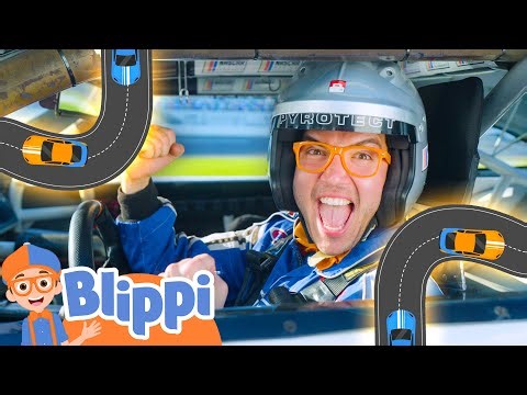 Vroom Vroom Racecar🏎️🏁 | Blippi Songs 🎶| Educational Songs For Kids
