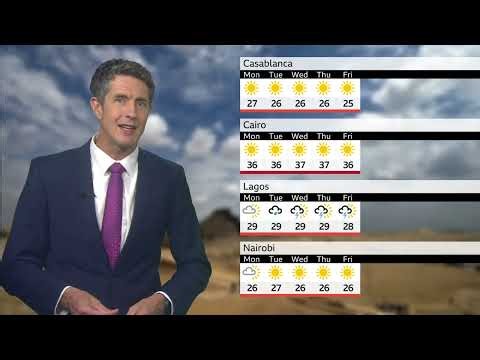 BBC Weather today in MIDDLE AND EAST AFRICA - August 23rd, 2026