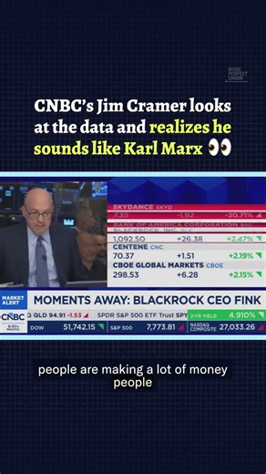 Jim Cramer Sounds Like KARL MARX Discussing Workers' Pay?! #CNBC #Wages #LamontTyson