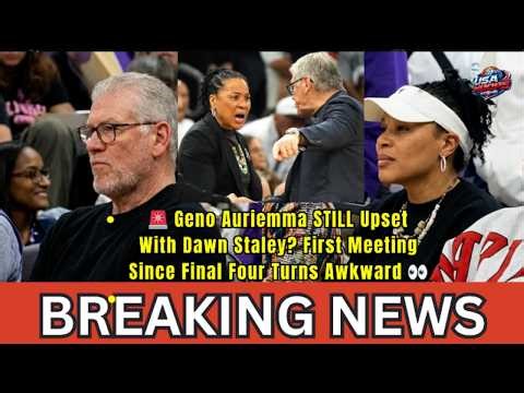 🚨 Geno Auriemma STILL Upset With Dawn Staley? First Meeting Since Final Four Turns Awkward 👀