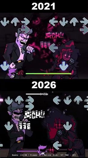 FNF - EVIL Mommy! [2021 VS 2026] (Corruption Update) (FNF MOD) #shorts