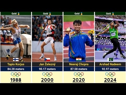 Every Olympic Javelin Gold Medalist 🥇 (1908–2024)