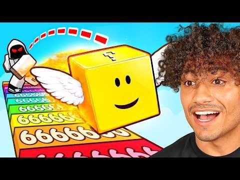 ROBLOX THROW LUCKY BLOCKS..