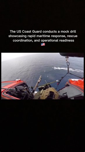 US Coast Guard Mock Drill | Maritime Emergency Response in Action #youtubeshorts #navy #army #usa