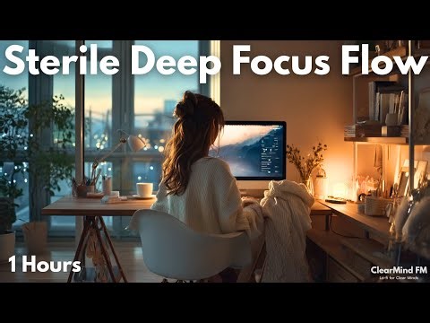 Sterile Focus: Reset Flow for Deep Focus (lofi focus / study bgm / 1 hour/ deep focus)