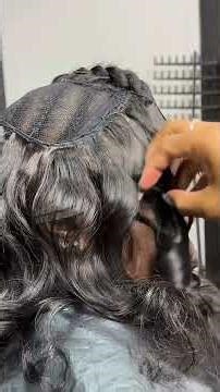 Alopecia Coverage: Closure Sew-In Install 💖🧵 | #hairloss #alopecia #transformation