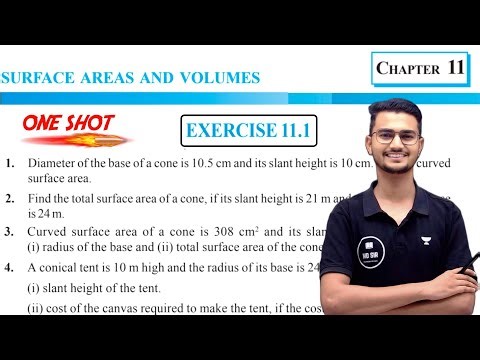 Class 9 Maths Chapter 11 | Surface Areas and Volumes | Exercise 11.1 Solutions
