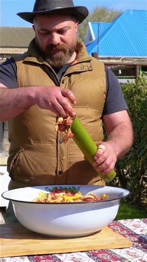 Bamboo-Stuffed Fire-Grilled Delight